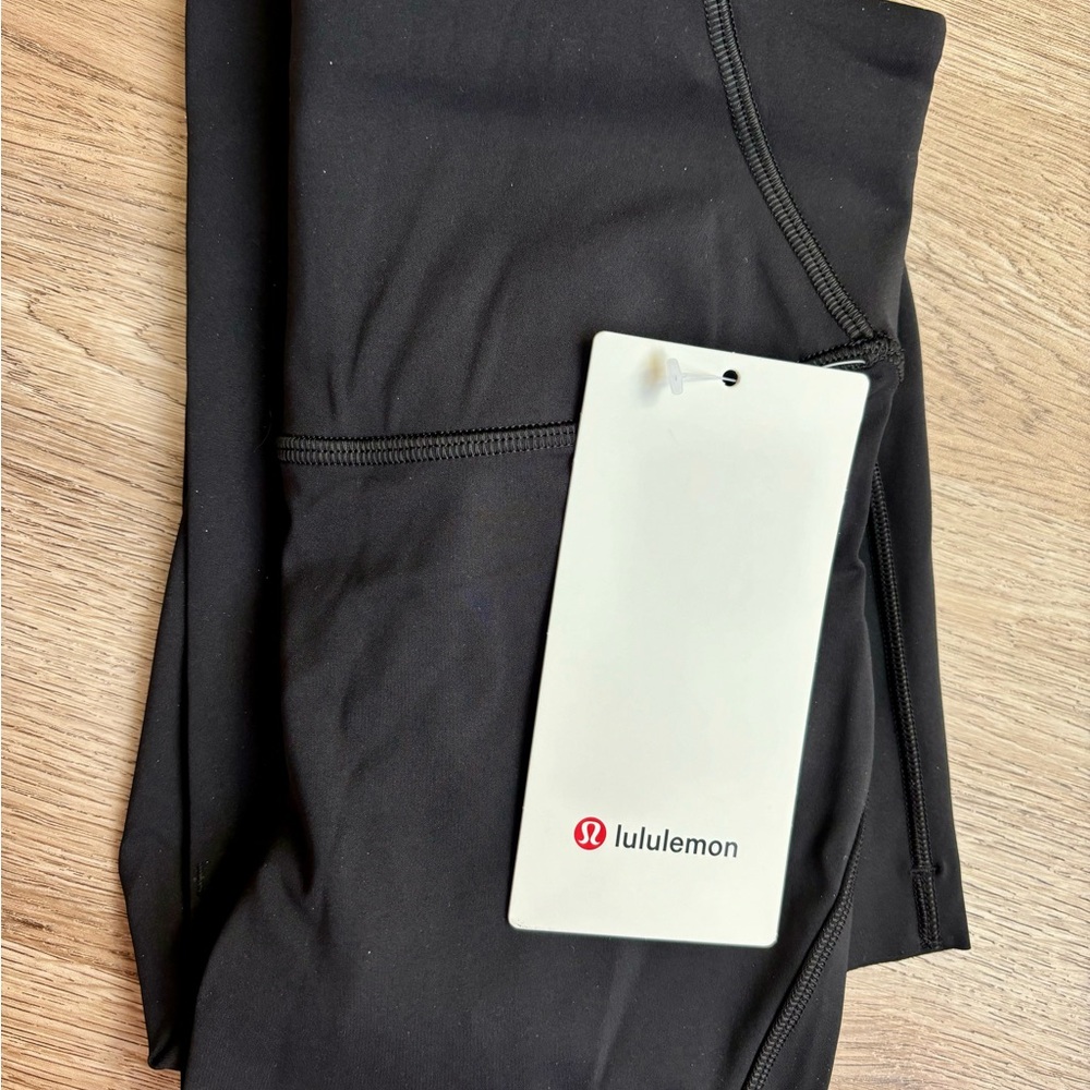 Lululemon NWT Base Pace High-Rise 25” Black Size 2 - Picture 2 of 4